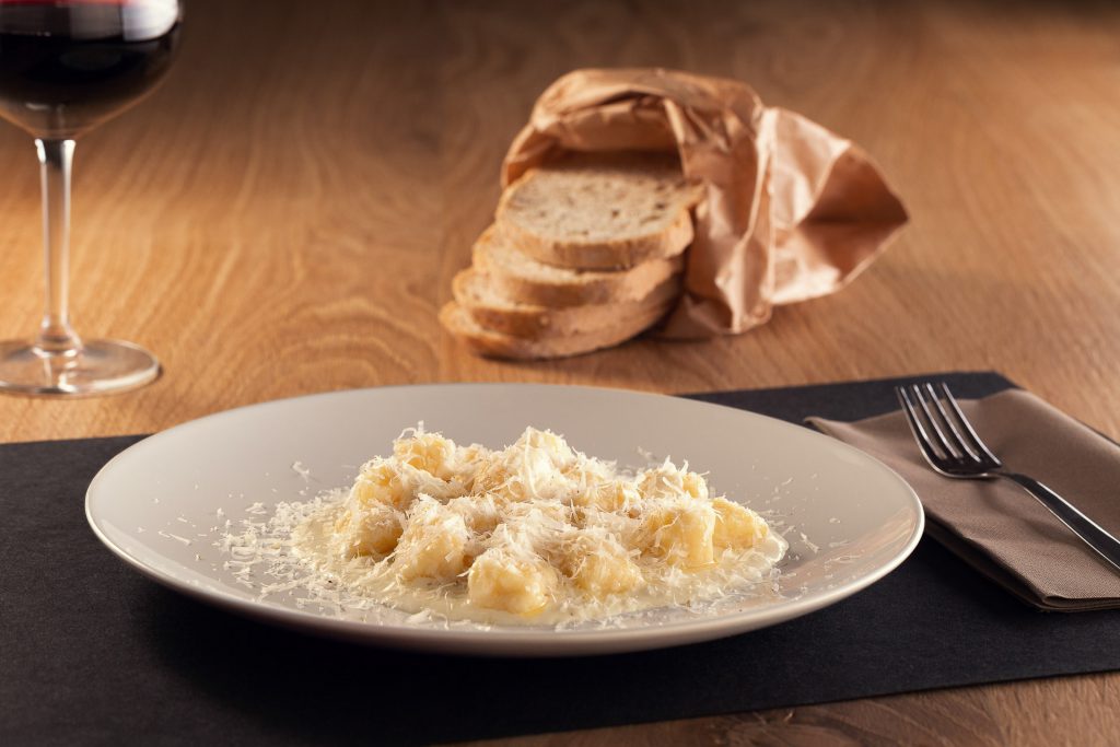 Gnocchi di patate ai quattro Ferrero